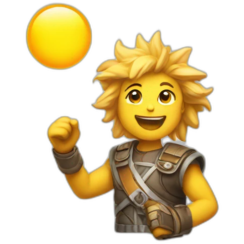 sunny victory emoji