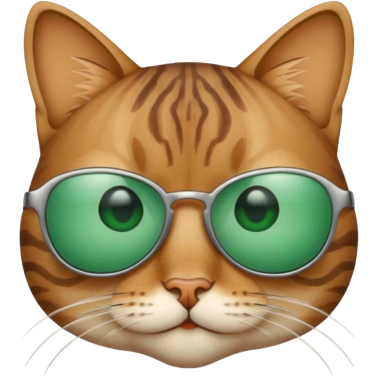 Cat wearing sunglasses emoji