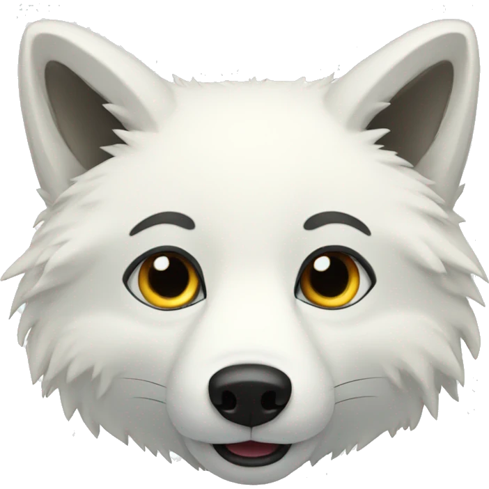polar fox emoji