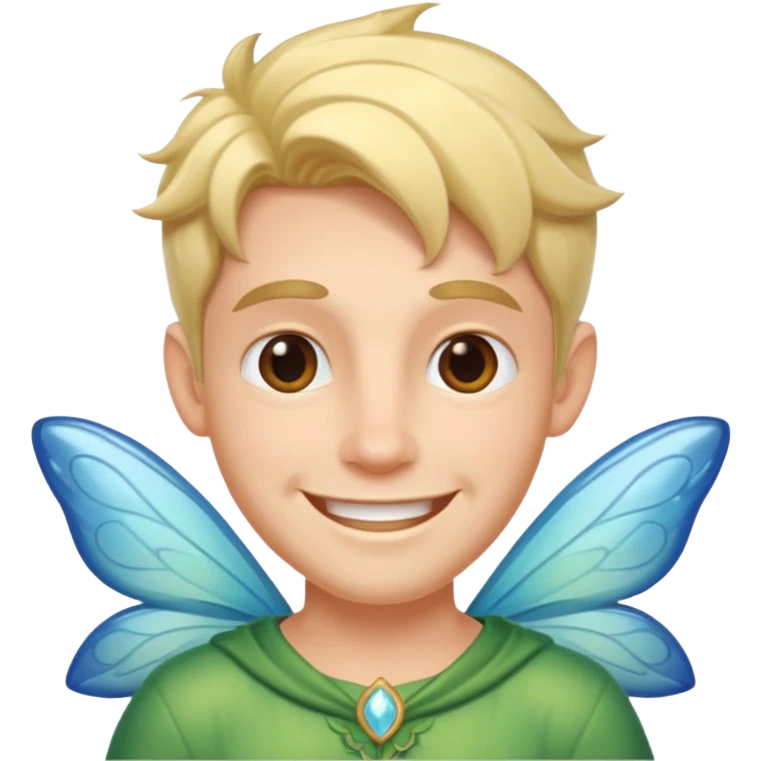 cartoon man character fairy face emoji