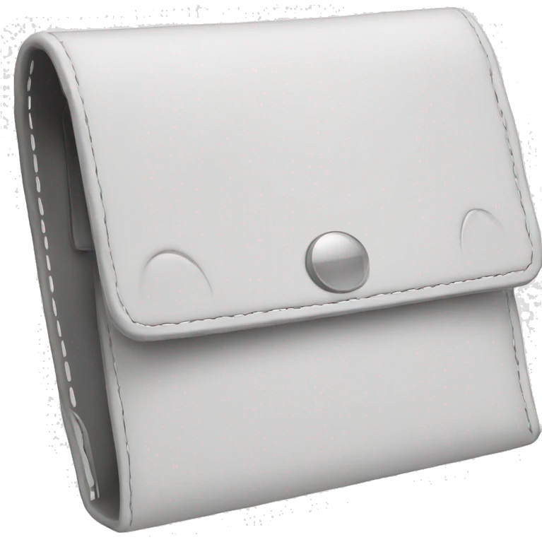 Empty wallet transparent white emoji