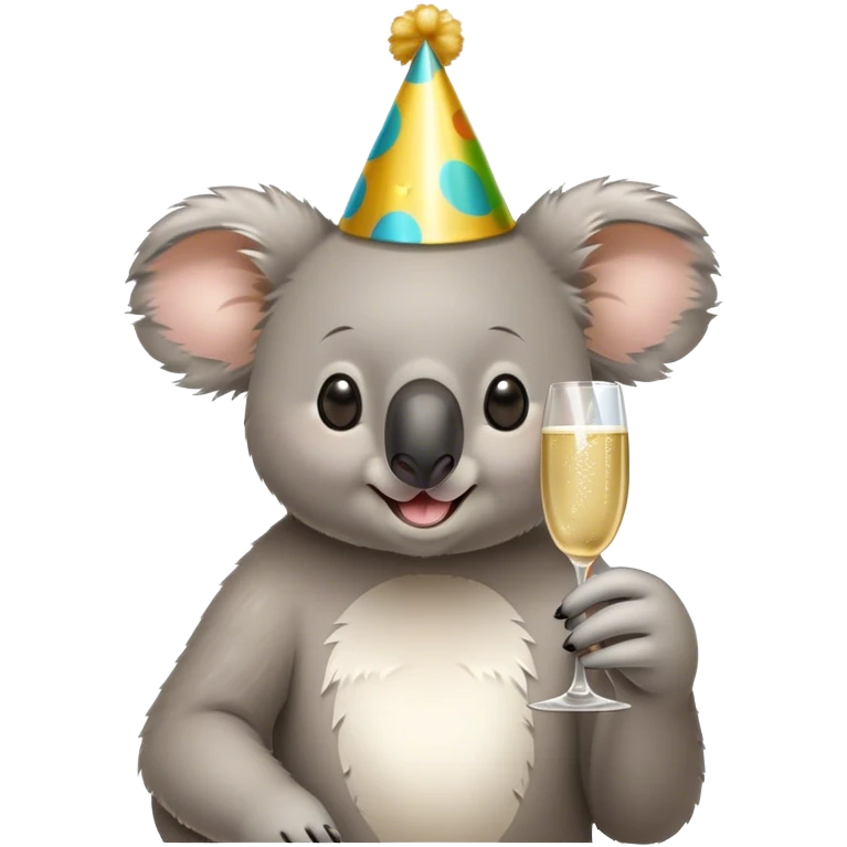 Party koala emoji