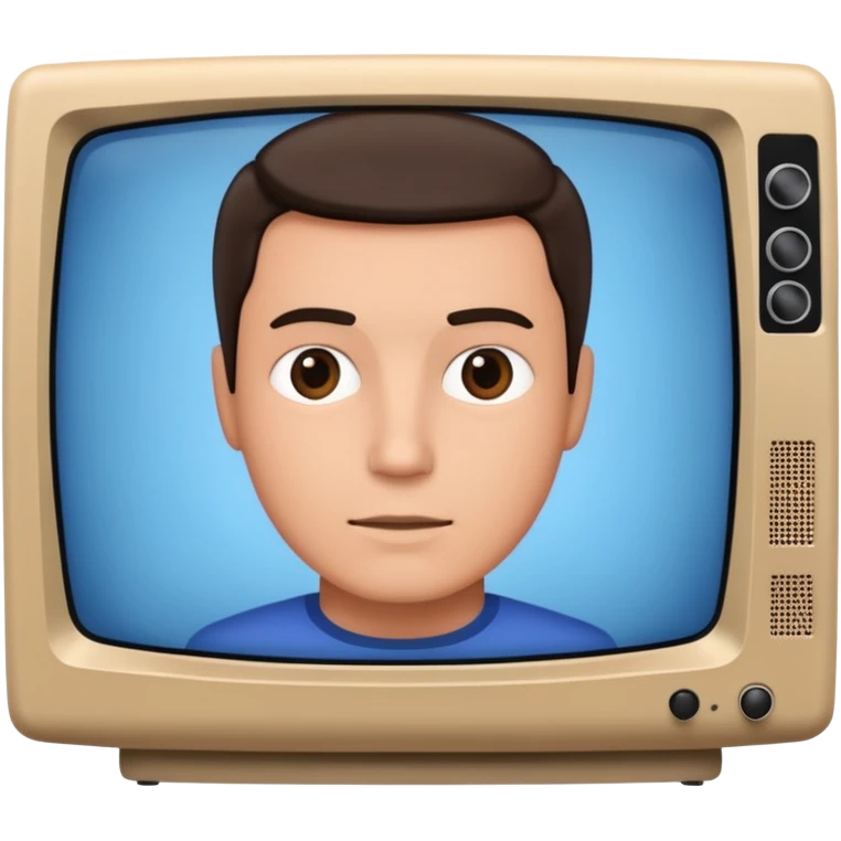 Large tv man emoji