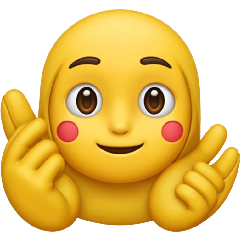 Смайлик рука лицо emoji