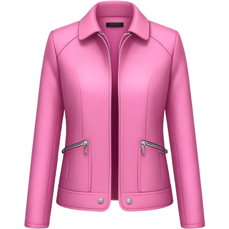 Three pieces jacket in pink emoji