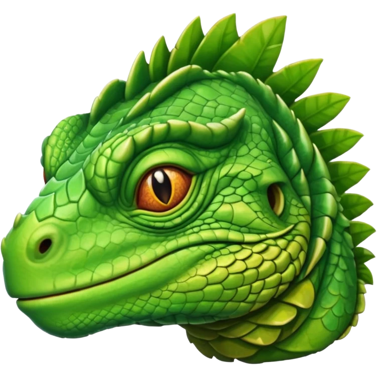 iguana's face sad emoji