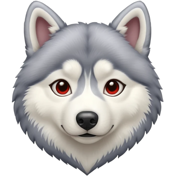 Сердечко в виде породы лайка emoji