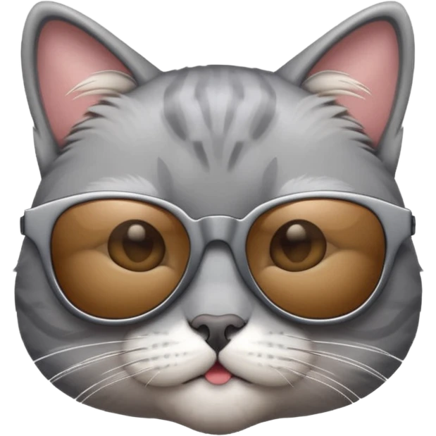 Cat wearing sunglasses emoji