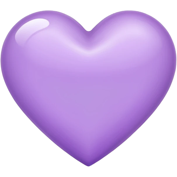 Corazón morado claro emoji