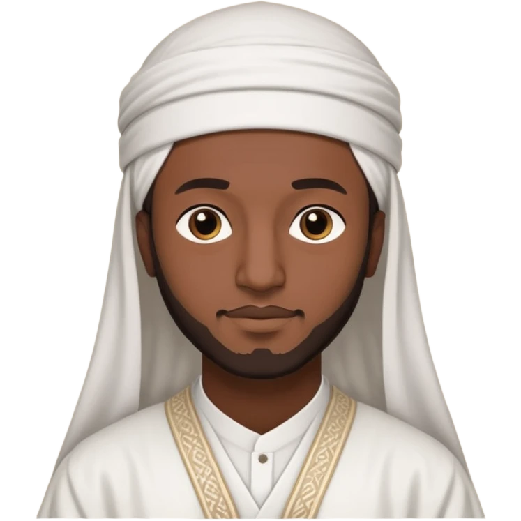 black Muslim men emoji