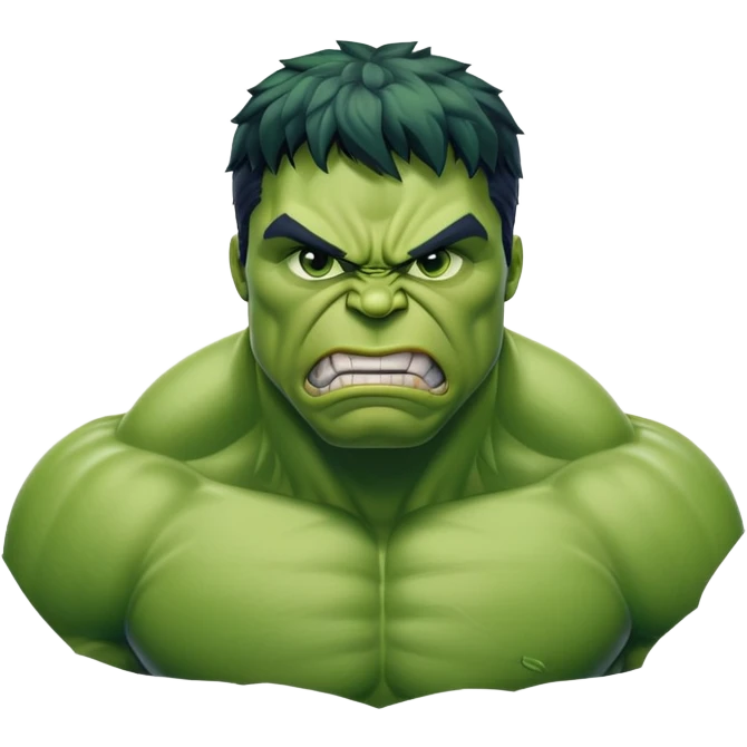 Hulk from Marvel emoji
