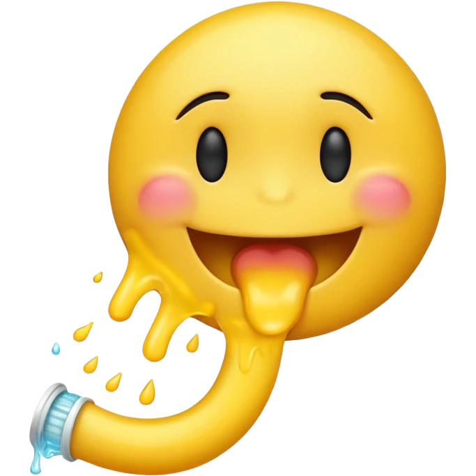smiley face vomiting emoji