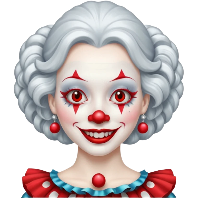 silver soraya clown emoji