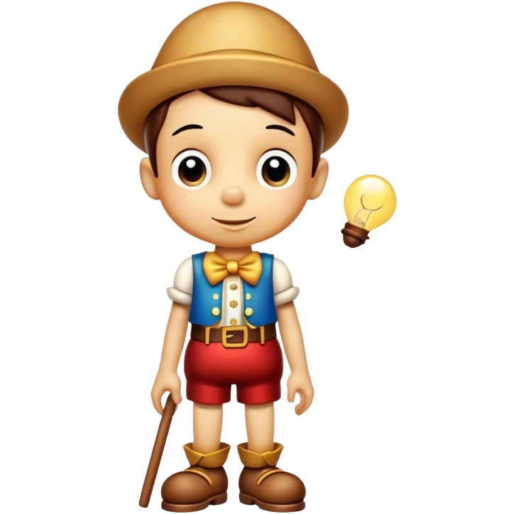 pinnochio wooden boy emoji