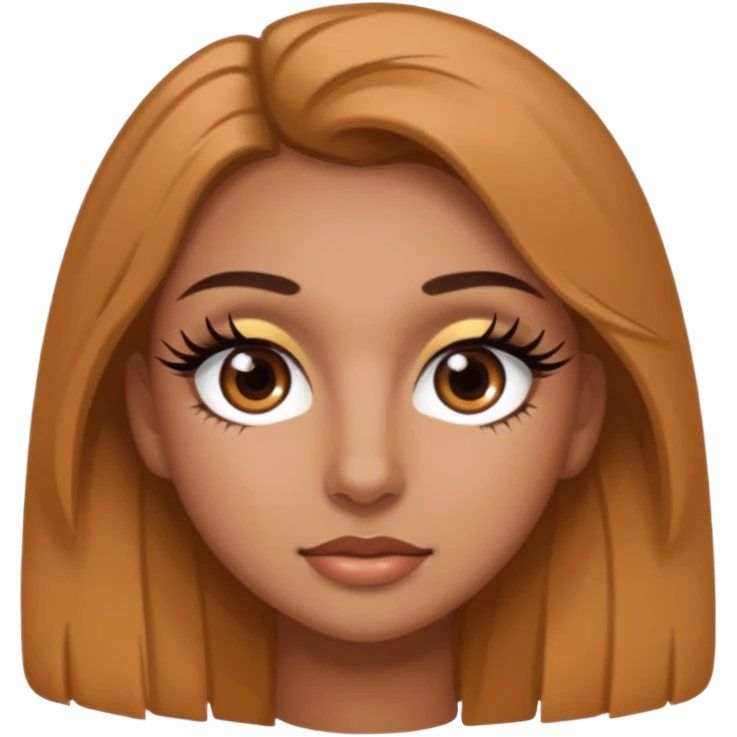 Me with lashes emoji