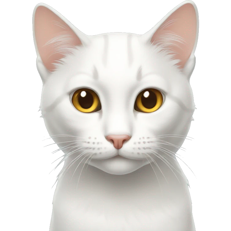 Gato blanco emoji