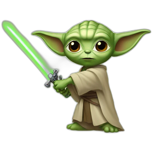 young-yoda-with-sword emoji