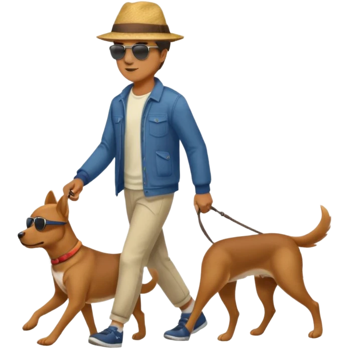 Dog Walker man emoji