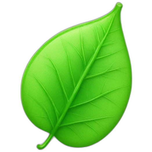 green leaf laundry pod emoji