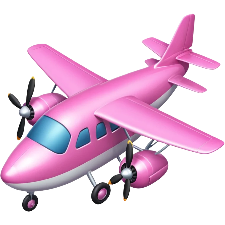Pink plane emoji
