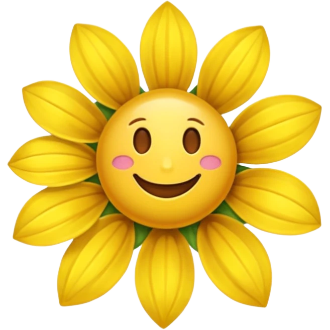 Eu quero criar um emoji de uma chupeta amarela, com pedrinhas brilhantes, e com um girassol 🌻 emoji