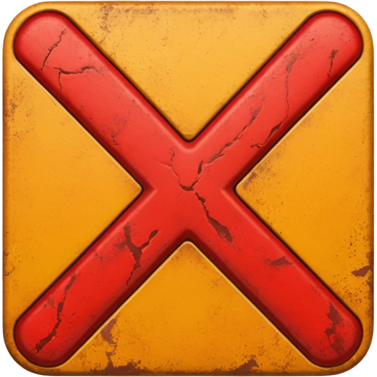 REd X mark emoji
