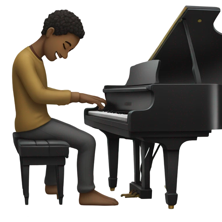 A person playing piano  emoji