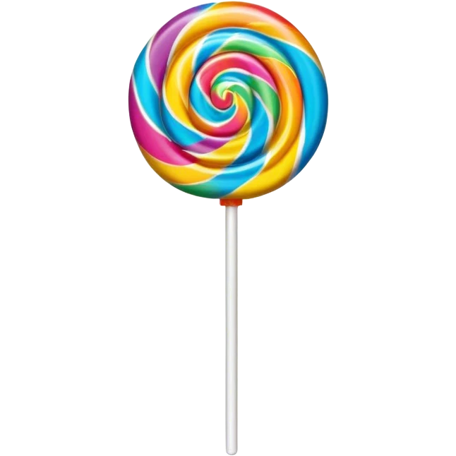 Realistic chupa chups fantasy ball lollipop emoji