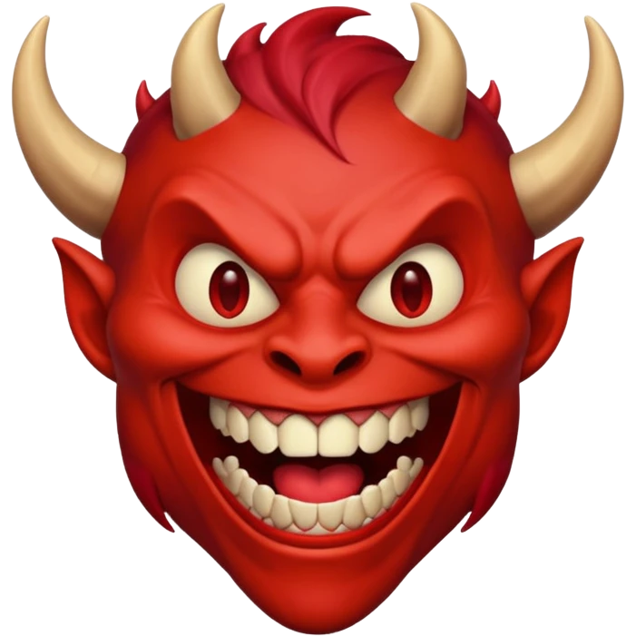 Demon qui rigole  emoji