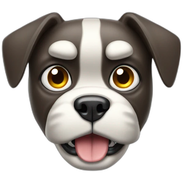 Dog robot angry emoji