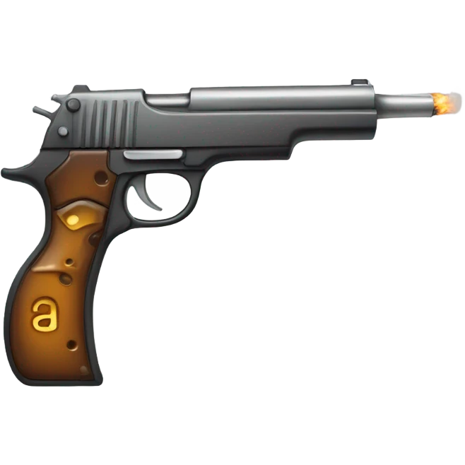 A cigarette gun emoji