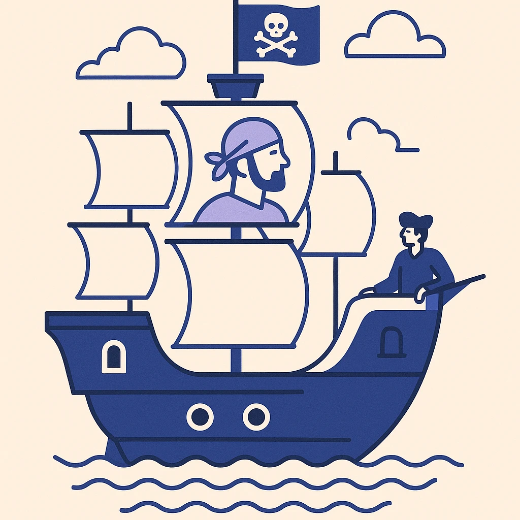 pirate ship emoji