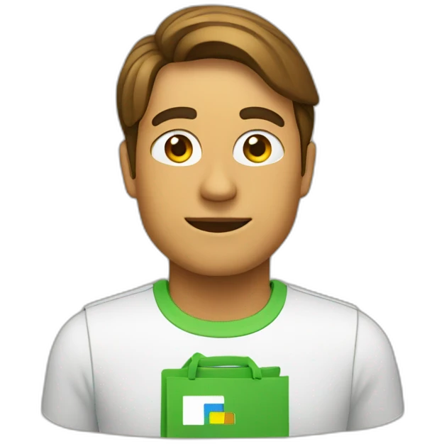 google logo mixed with microsoft logo emoji