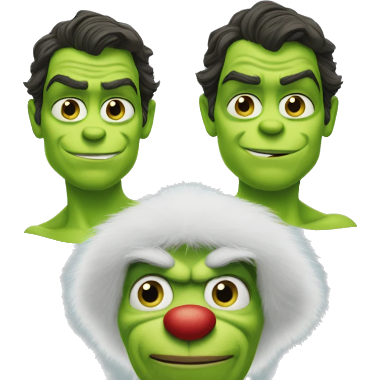 henry cavill as grinch emoji