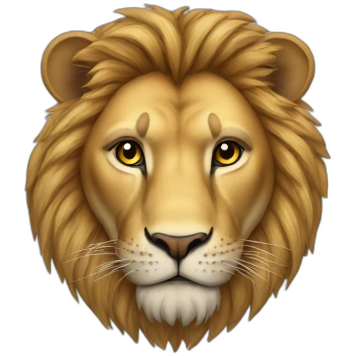 Lion sur tigre emoji
