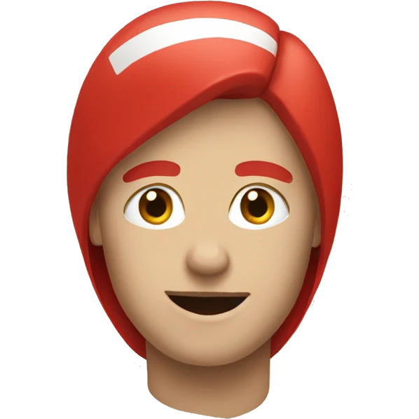 Red and white emojis  emoji