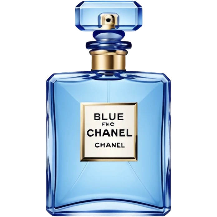 Create perfume emoji for blue de Chanel and jpg emoji