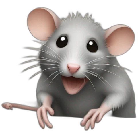 rat sitting on couch with dirty spotsR emoji