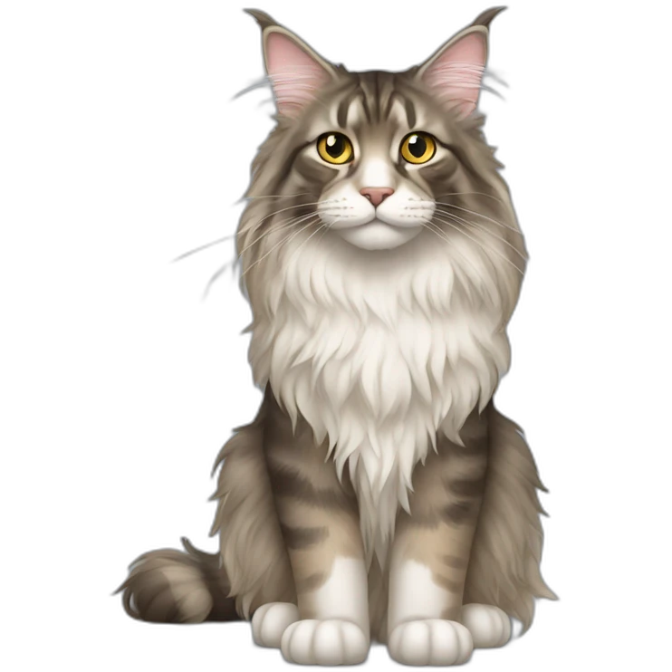 maine coon  emoji