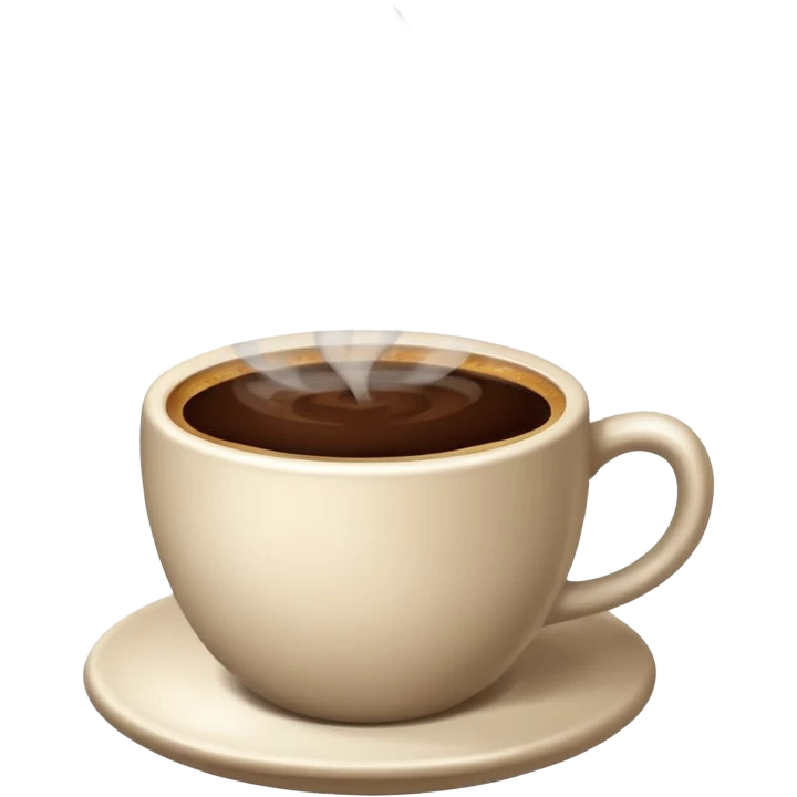 Hot coffee emoji