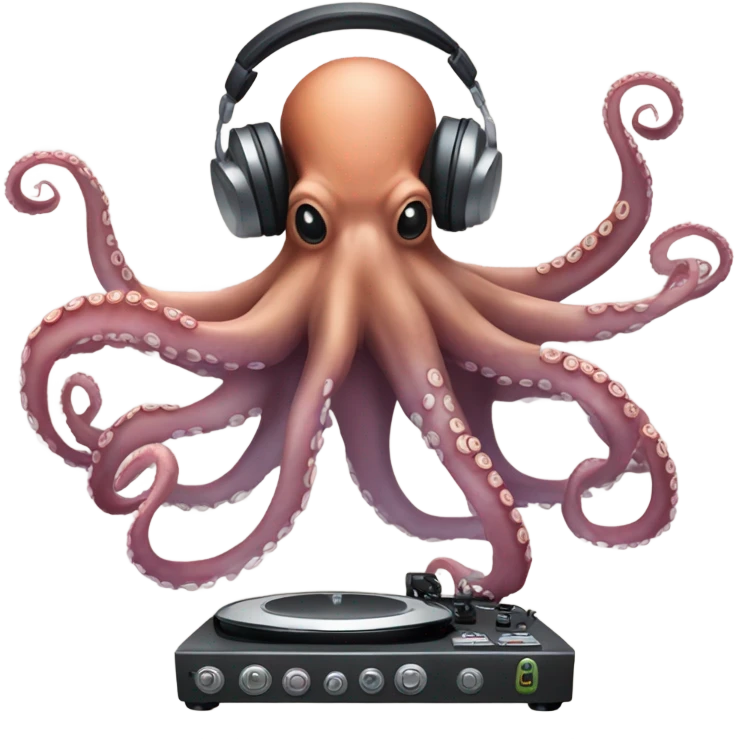 octopus dj emoji