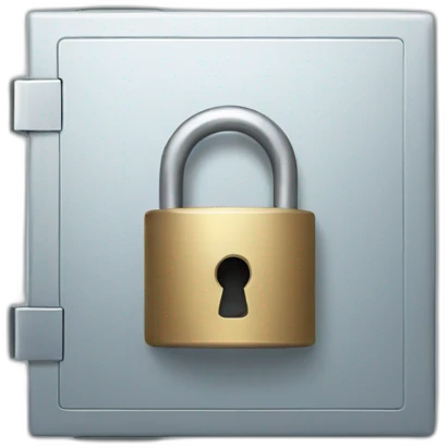 high-tech-lock emoji