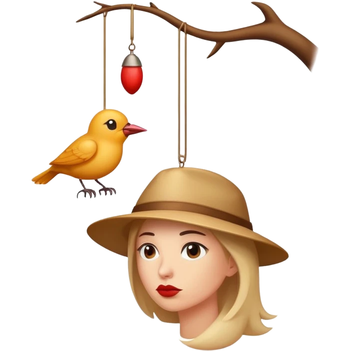 Face with lips poking and hang shooting bird emoji