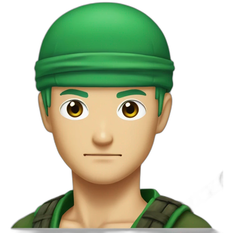 Roronoa zoro emoji