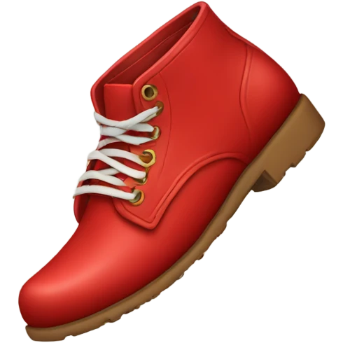red shoe emoji