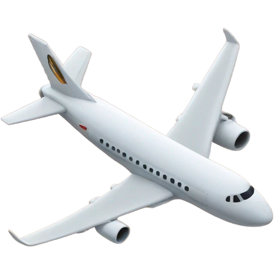 flight with trail emoji