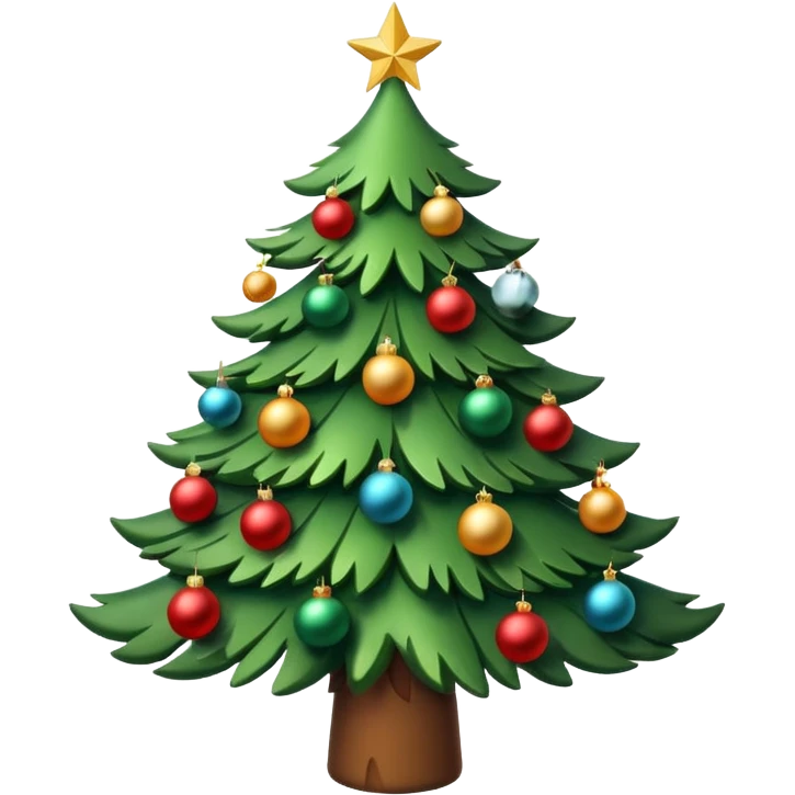 Christmas tree emoji