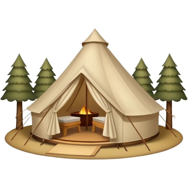 glamping emoji
