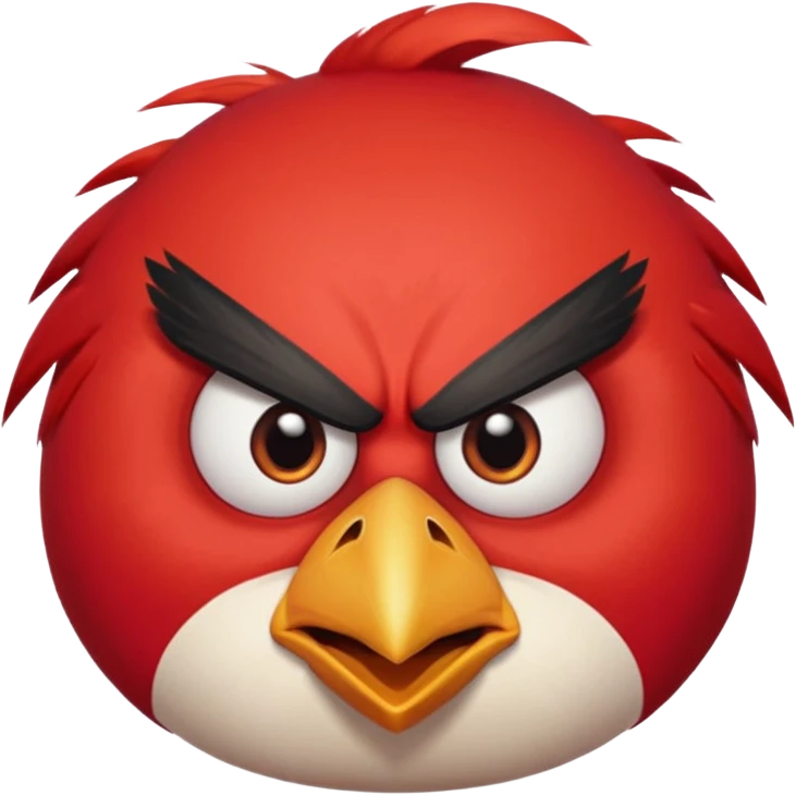 angry bird emoji