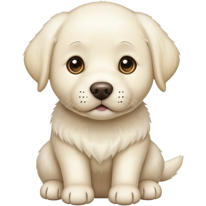 White Labrador emoji